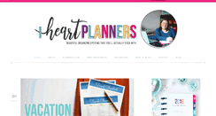 Desktop Screenshot of iheartplanners.com